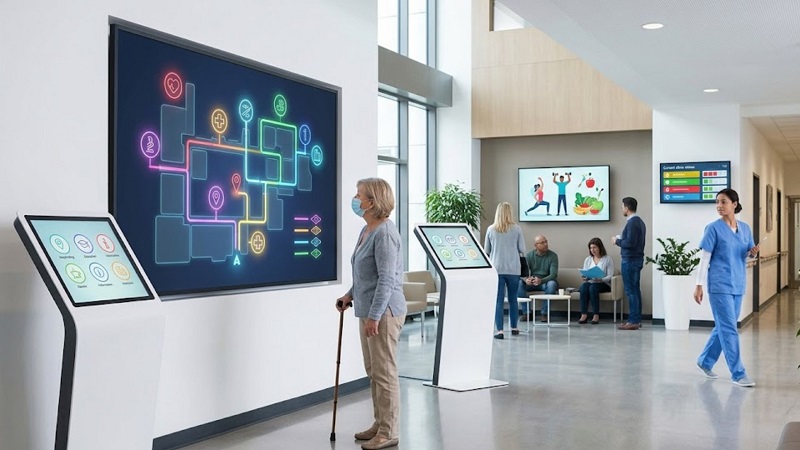 Digital Signage for Healthcare: Turning Screens Into Silent Caregivers